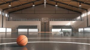 Sports hall flooring