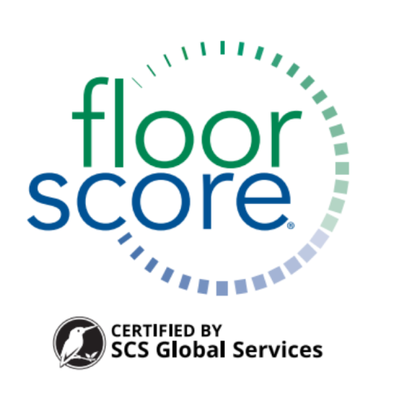 FloorScore certified by SCS Global Services