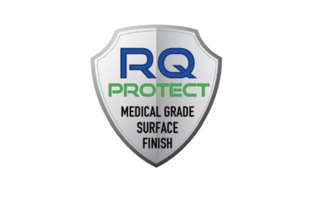 RQ PROTECT medical-grade surface finish